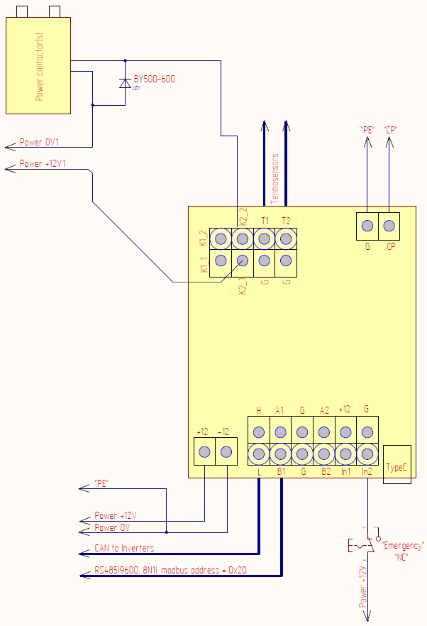 Схема подключения CCS