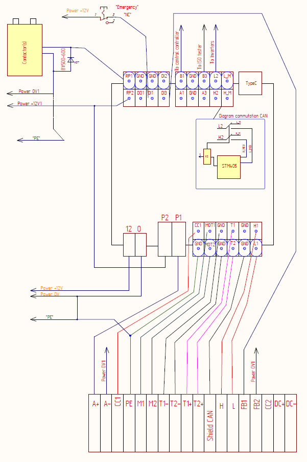 Схема подключения GB/T